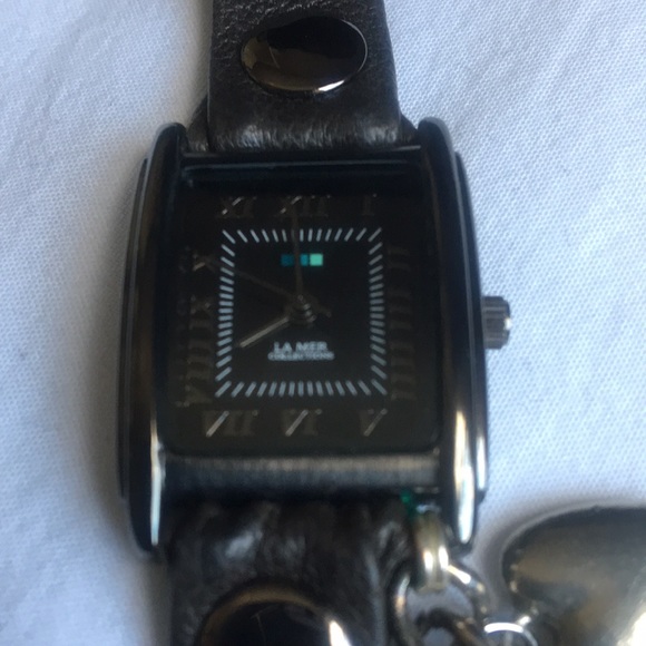 La Mer grey leather wrap watch Valentine’s edition - Picture 12 of 16